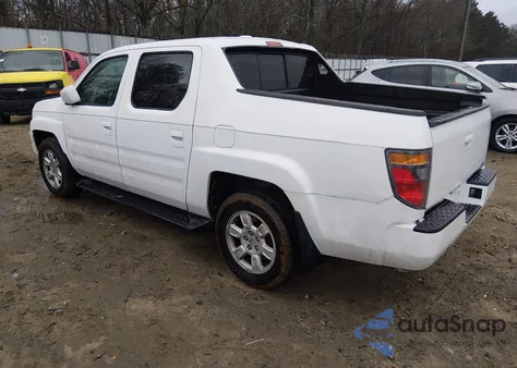 2007 Honda Ridgeline Rtl from USA, damaged, VIN 2HJYK16517H500207